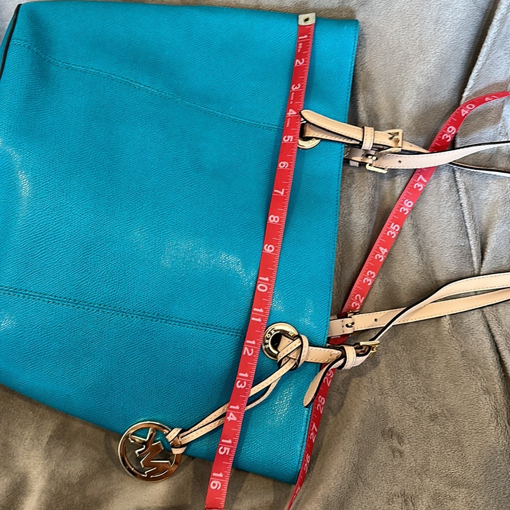 Michael Kors Turquoise Tote - Picture 7 of 10